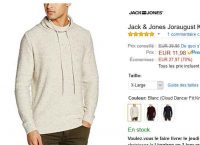 Mode : 12€ le Pull – Sweat à Capuche Jack and Jones
