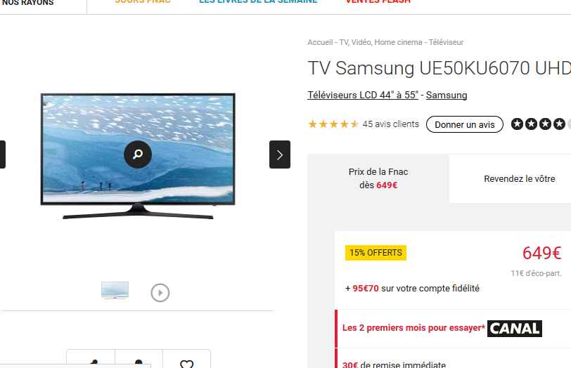 tv samsung