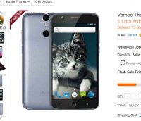 Super affaire smartphone : Vernee Thor à 80€ ( 5 pouces, octacoeur, 3go de ram)