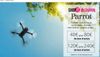 Bon plan Drone Parrot : bons d’achats de 80 et 240€ vendus à moitié prix