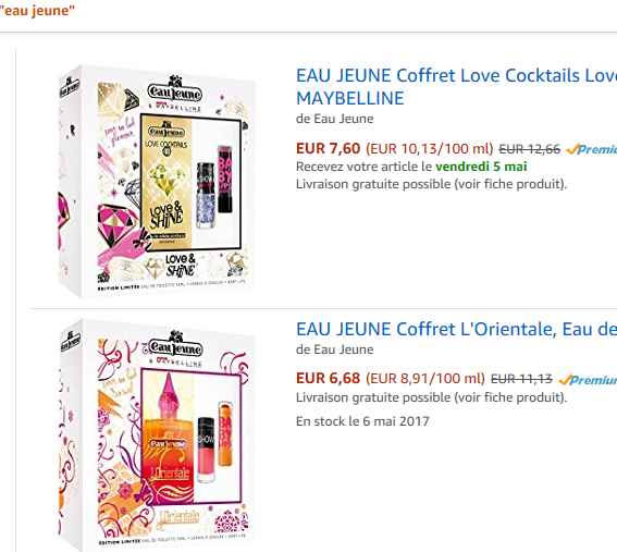 coffret eau jeune