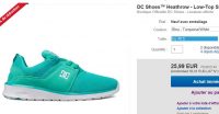 Bonne affaire chaussures DC SHOES Heathrow pour femmes à 25.99€ port inclus