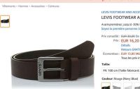 ceinture cuir