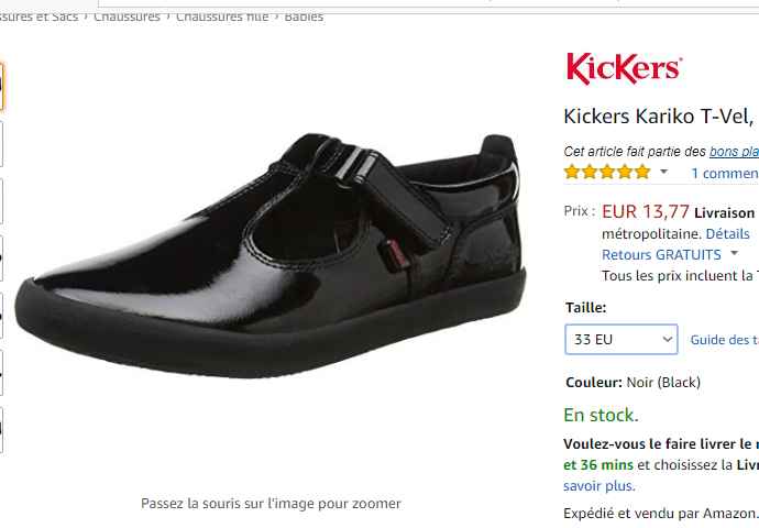 kickers cuir