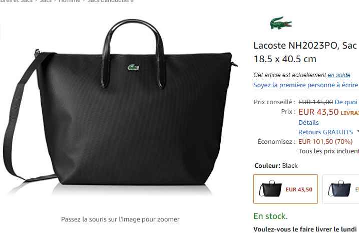 sac lacoste