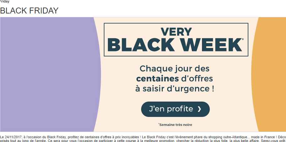 cdiscount very black week