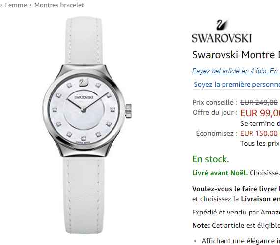 montres swaroski