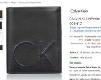 portefeuille calvin klein