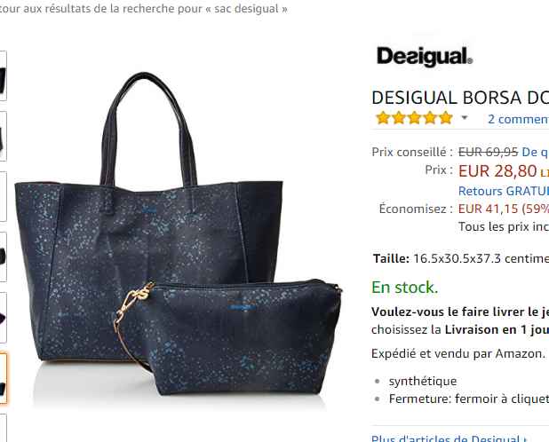 sac desigual