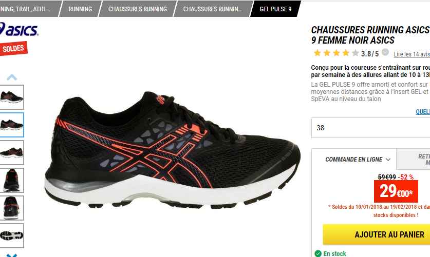 asics gel pulse 9