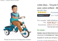 38€ le tricycle Little tikes – Tricycle Perfect Fit 4-1 evolutif