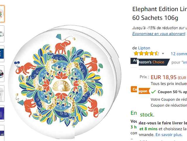 Coffret Infusions éléphant