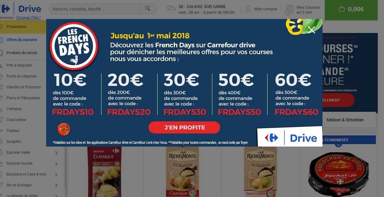 carrefour drive french drive