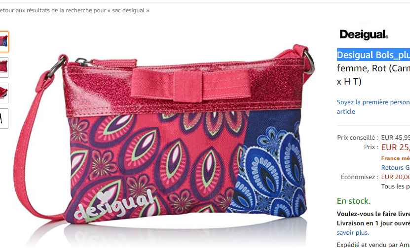 sac desigual bols