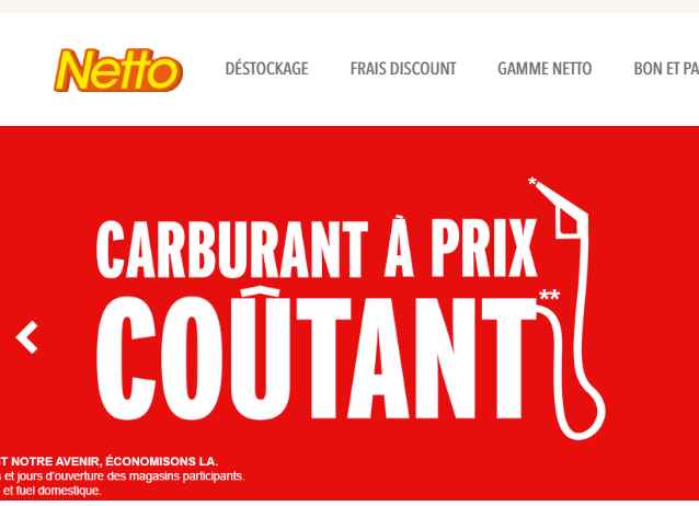 netto prix coutant