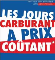 Carrefour :  carburants à prix coutants le samedi 27 juillet