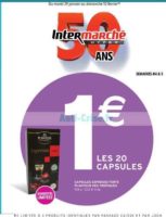 Catalogue Intermarché 29 janvier :  20 capsules nespresso à 1€ et jusqu’à 80% sur la carte de fidélité