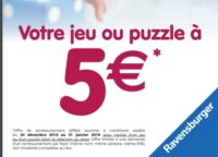 RAVENSBURGER : ODR votre jeu ou puzzle à 5€ !