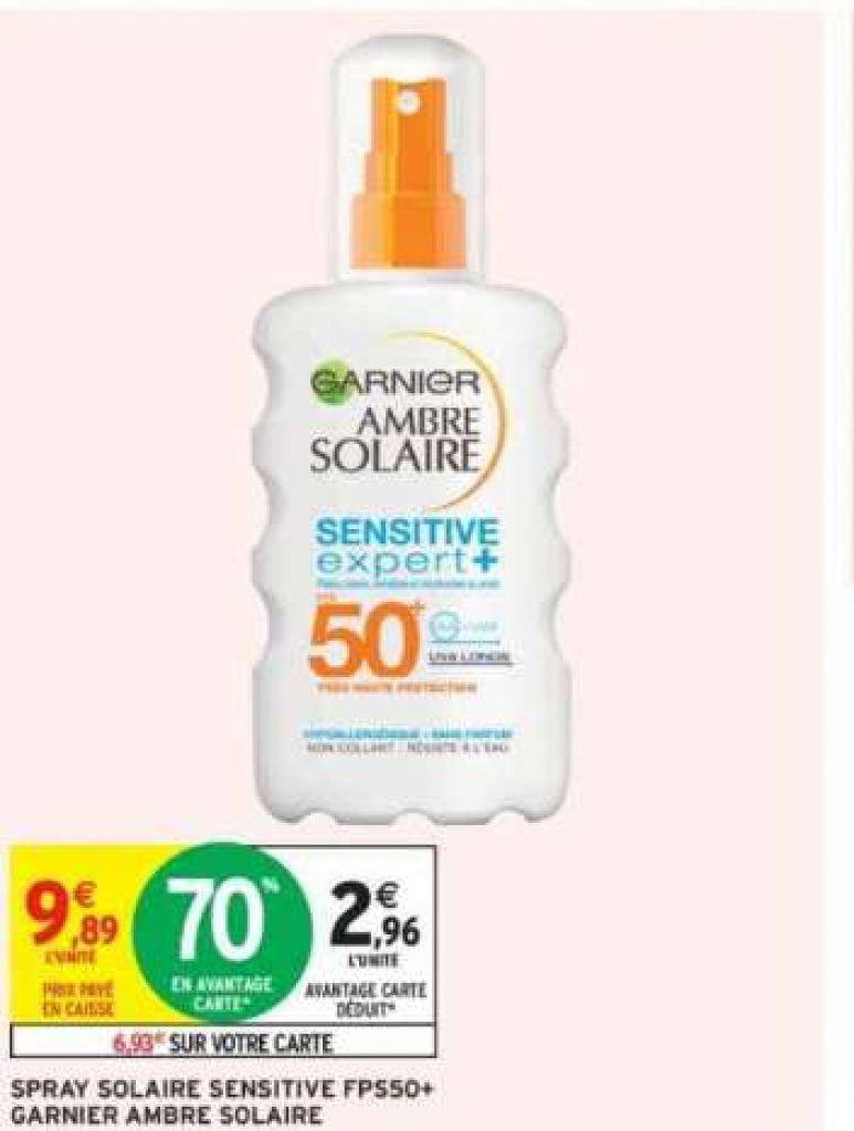 ambre solaire intermarché