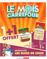 Catalogue Carrefour du 1er au 7 octobre : jusqu’à 70% sur la carte et qq bonnes affaires