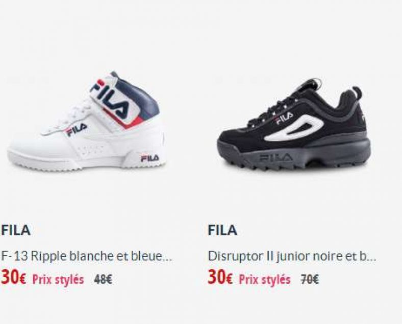 chaussures fila promo