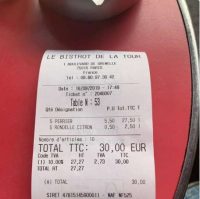 Paris : Le Perrier citron à 6€ dont 0.5€ la rondelle de citron … attention aux abus dans les bars