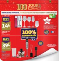Auchan  : les produits 100% remboursés du 13 Novembre 2019