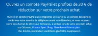 Ouvrez un compte PAYPAL obtenez 20€ de réduction chez Cdiscount, Groupon …