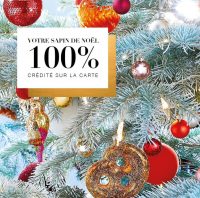 Sapin de Noel 100% remboursé chez Monoprix