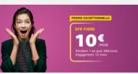 Bon plan Internet avec la  BOX SFR FIBRE pas chère à 10€ par mois durant 12 mois