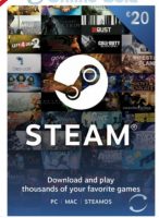 Payez moins chers vos jeux avec cette carte de recharge STEAM de 20€ vendue 14.99€ !
