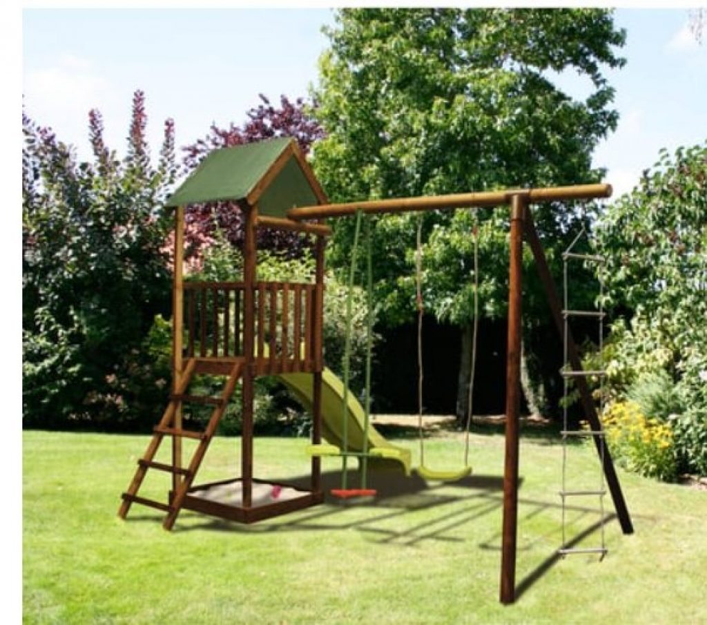 Introducir 70+ imagen portique toboggan castorama fr.thptnganamst.edu.vn