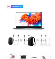 Bon plan NoteBook HONOR MAGIC BOOK 15 8go-256go avec cadeaux pour 529€
