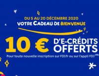 Fdj : 10 euros offerts pour un premier jeu de 5 euros (jusqu’au 20 decembre   )