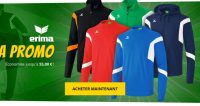 Vetements de la marque ERIMA à prix cassés !