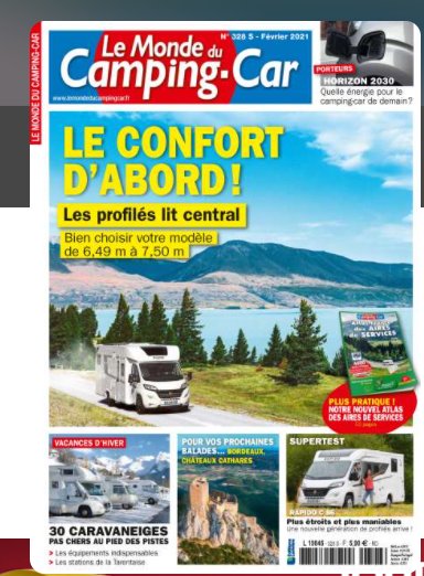 Camping Car Magazine - Abonnement magazine Camping Car Magazine