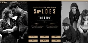 soldes mode tout à 60 pourcent sur le site ikks + livraison gratuite