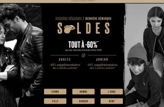 soldes mode tout à 60 pourcent sur le site ikks + livraison gratuite