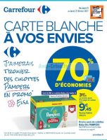 Catalogue Carrefour du 9 au 22 fevrier 2021 : 70% sur la carte et des supers affaires