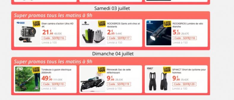 Ali Express Les super deals du 28 juin au 4 juillet