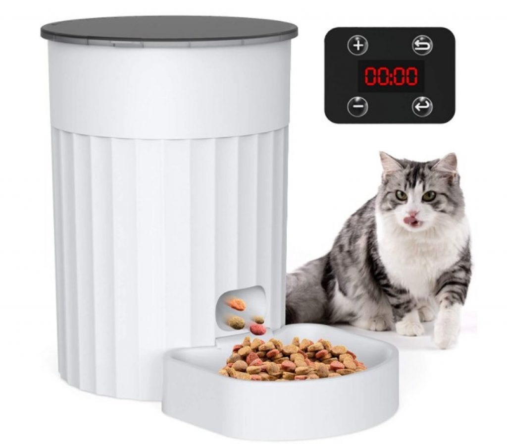 Distributeur automatique de Nourriture pour chats pas cher à 35.98€