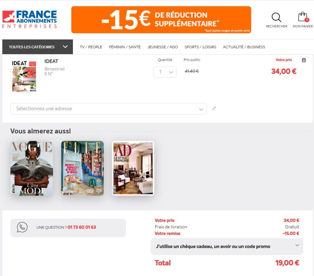 magazine ideat abonnement pas cher