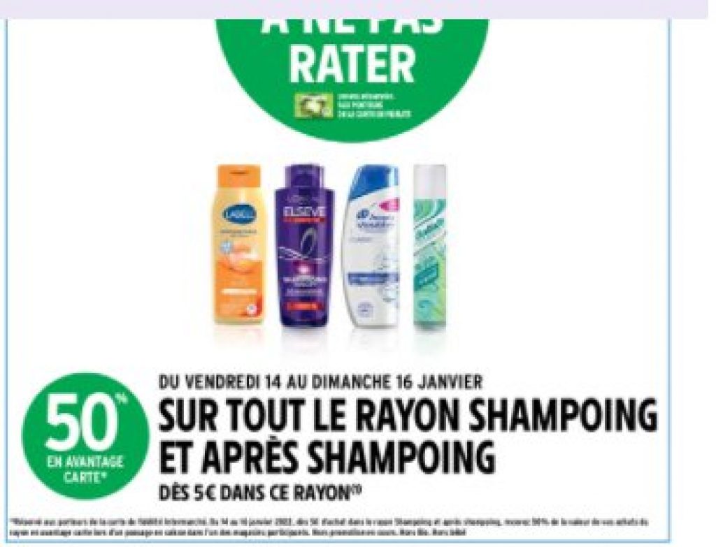 intermarche shampoing