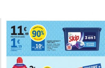 skip 38 lessive leclerc