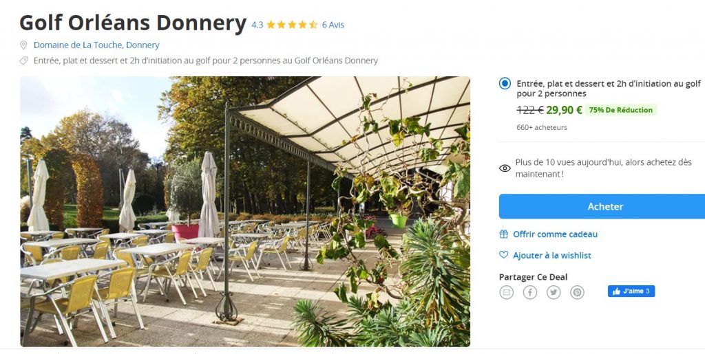 golf orleans donnery