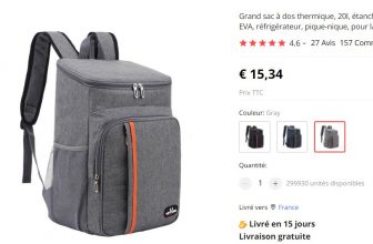 sac a dos isotherme