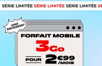 forfait mobile nrj 3 go