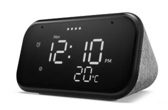 assistant vocal lenovo smart clock essential