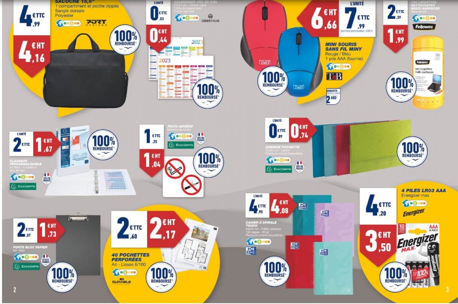 Bureau Vallée : offre 100% remboursé du 19 au 24 septembre - Bons plans