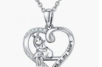 collier argent fille lapin